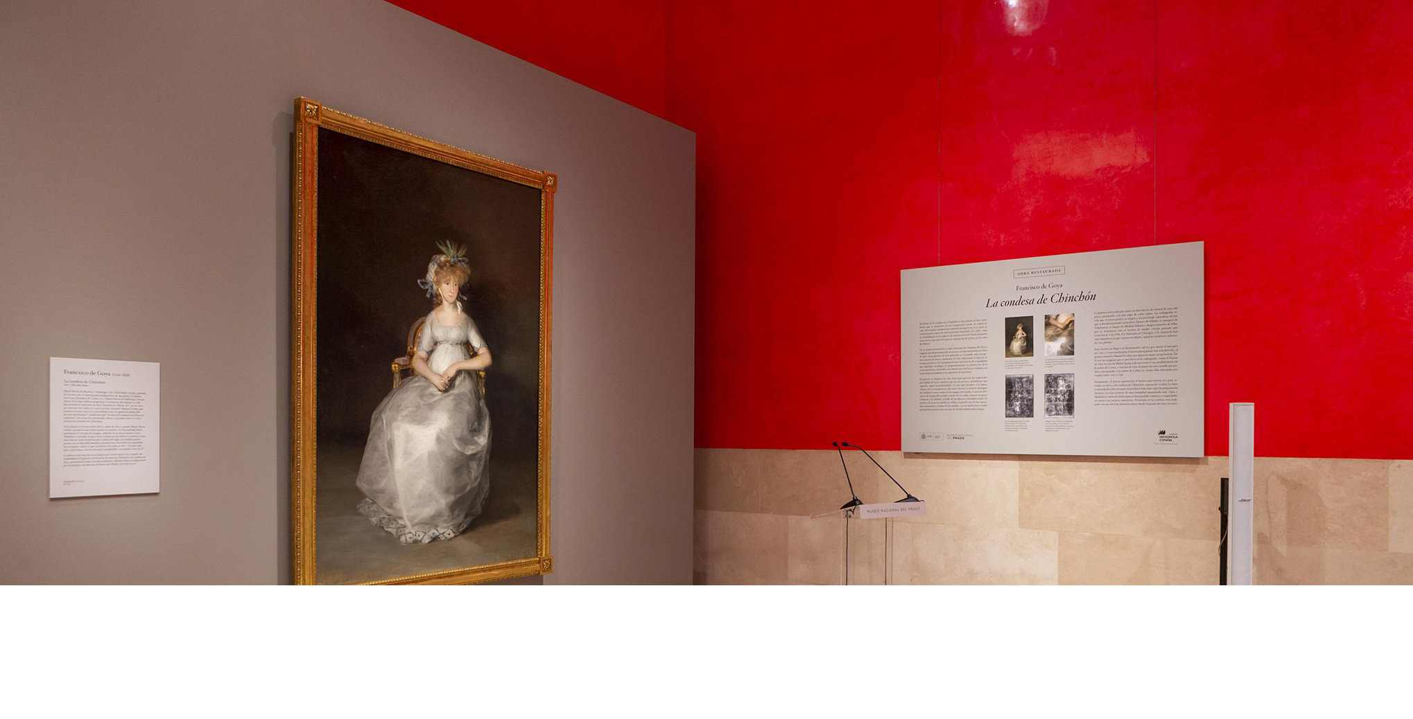 El Museo del Prado expone "La condesa de Chinchón" de Goya tras su restauración