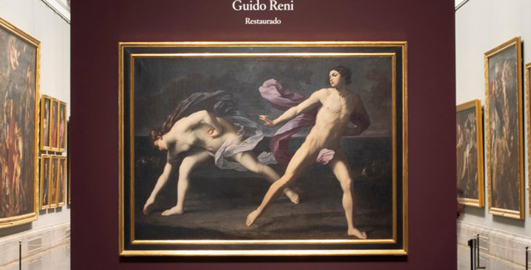Hipómenes y Atalanta de Guido Reni se restaura con el mecenazgo de la Fundación iberdrola España