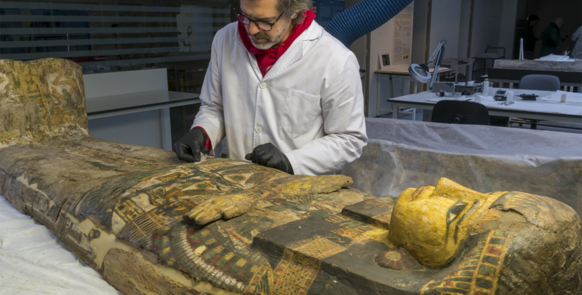 La Fundación Iberdrola España presenta el ataúd egipcio de la sacerdotisa y cantora de Amón tras su restauración en el Museo Arqueológico Nacional