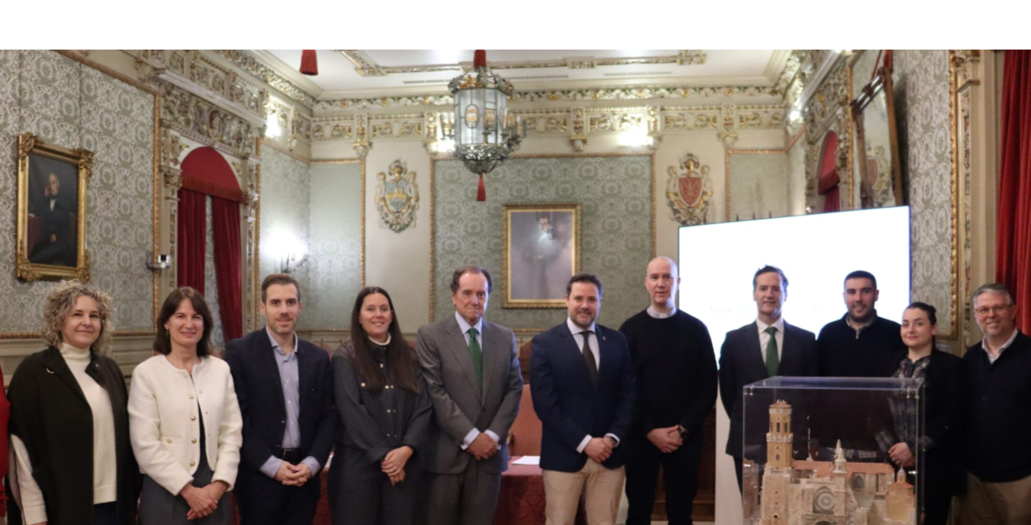 La Catedral de Santa María la Mayor de Tudela contará con nueva iluminación ornamental exterior gracias a la Fundación Iberdrola España