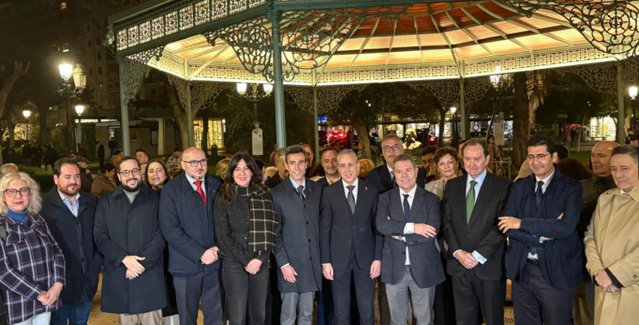 La Fuente Agria ya luce su nueva iluminación ornamental, gracias a la colaboración entre la Fundación Iberdrola España y el Ayuntamiento de Puertollano
