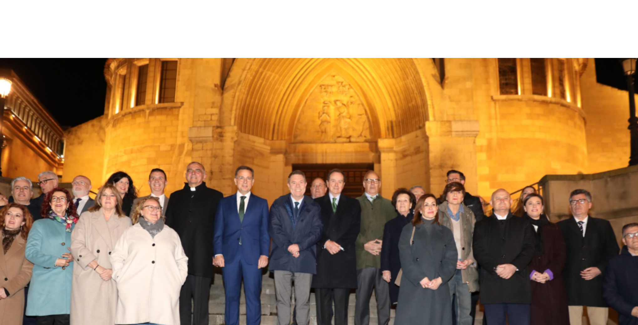 La nueva iluminación exterior realza la belleza de la Catedral de San Juan Bautista de Albacete gracias a la Fundación Iberdrola España